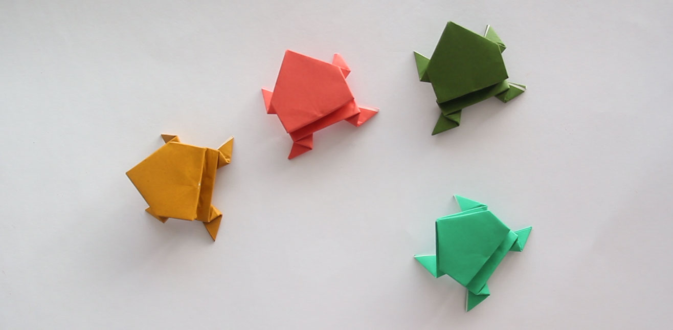 Origami: Jogo do Sapo
