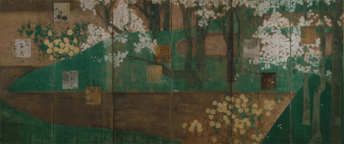 Imagem de Sakura em superfície de madeira 