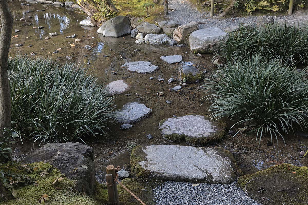Imagem de um jardim japonês 