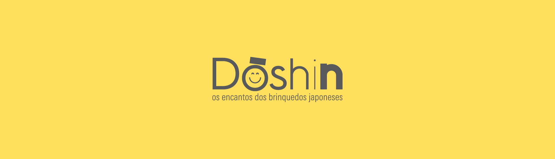 Dōshin: os encantos dos brinquedos japoneses. Fundo da imagem é amarelo.