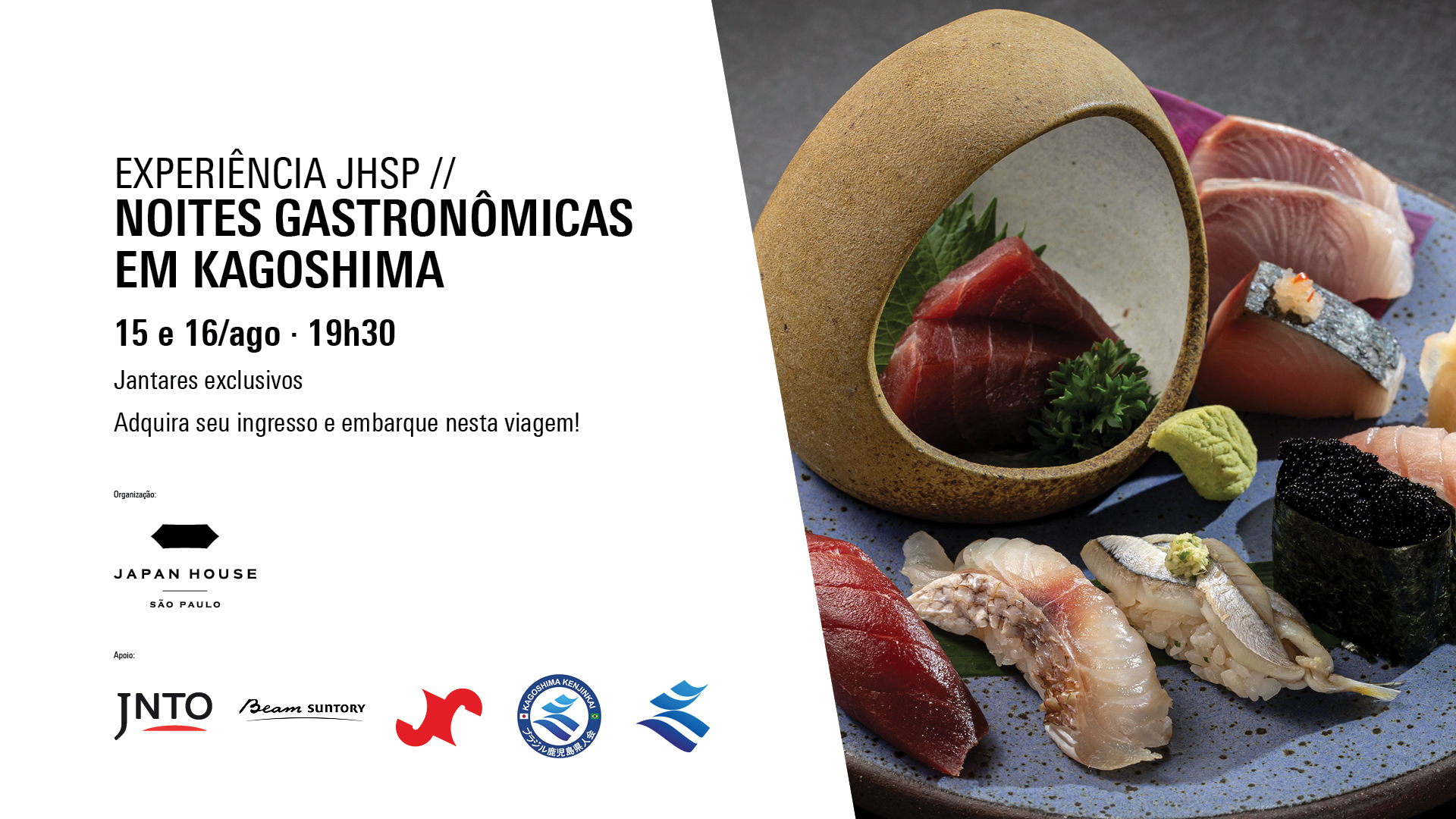 Experiência JHSP: Noites Gastronômicas em Kagoshima